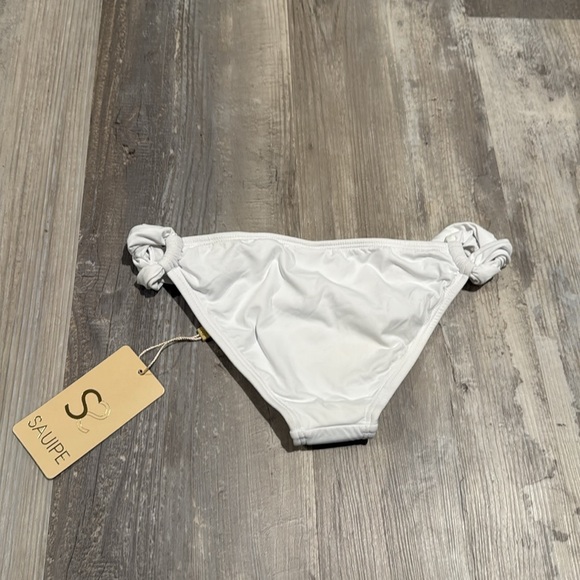 Sauipe Swimwear White Bikini Bottom - Picture 3 of 5